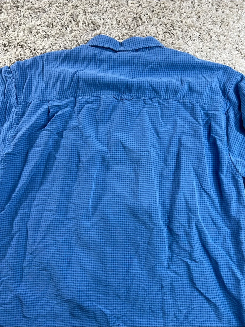 The North Face Men's Short-Sleeve Button-Down Shirt in Blue XL